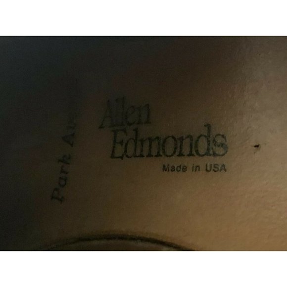 Allen Edmonds "PARK AVENUE" Men's Sz 8D Cap Oxfords USA Burgundy - Picture 2 of 9